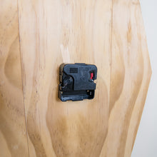 Load image into Gallery viewer, Laser Engraved Coffin Gothic Wall Clock Handmade Pine
