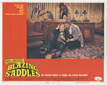 Load image into Gallery viewer, Blazing Saddles SIGNED Mel Brooks Original Vintage #8 Lobby Card
