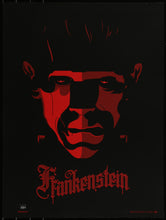 Load image into Gallery viewer, Universal Monsters Frankenstein by Tom Whalen Screen Print Movie Art Poster