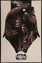 Load image into Gallery viewer, Star Wars Pearlescent Sequel Trilogy (Set of 3) by Devin Schoeffler Movie Poster
