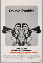 Load image into Gallery viewer, Dirty Harry / Magnum Force SET, Folded Movie Poster R-1975 and Uncut Pressbook