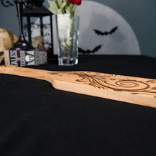 Load image into Gallery viewer, Laser Engraved Charcuterie Board | Elegant Scrollwork Wooden Serving Board | Decorative Cheese Board | 24" x 5.75"