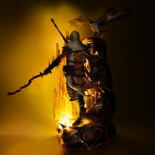 Load image into Gallery viewer, PureArts Assassin's Creed Animus Bayek left side view with led lights on