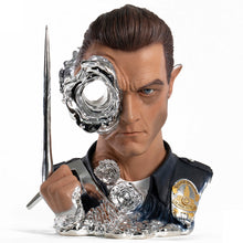 Load image into Gallery viewer, PureArts Terminator 2 T-1000 Painted Art Mask 1:1 Scale Deluxe Edition