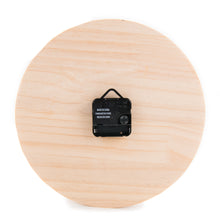 Load image into Gallery viewer, Handcrafted Wooden Laser Engraved Wall Clock – Rustic Decorative Timepiece