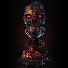 Load image into Gallery viewer, PureArts Terminator 2 Battle Damaged T-800 Life-Size 1:1 Scale Art Mask Bust