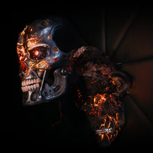 Load image into Gallery viewer, PureArts Terminator 2 Battle Damaged T-800 Life-Size 1:1 Scale Art Mask Bust