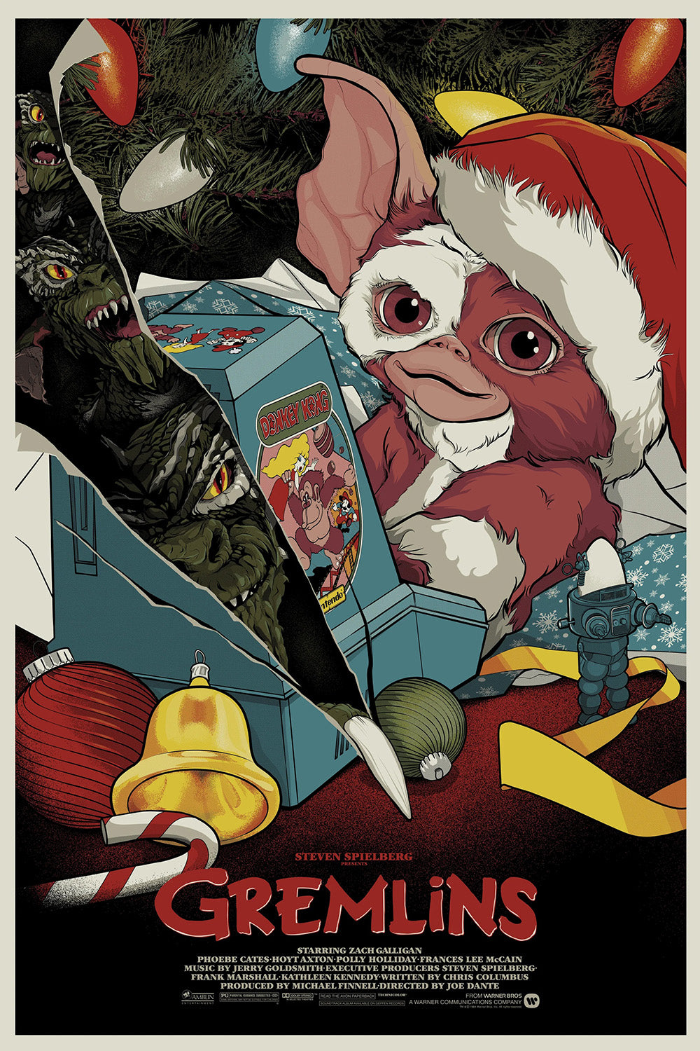 Gremlins by Aaron Lea xx/100 Screen Print Movie Art Poster