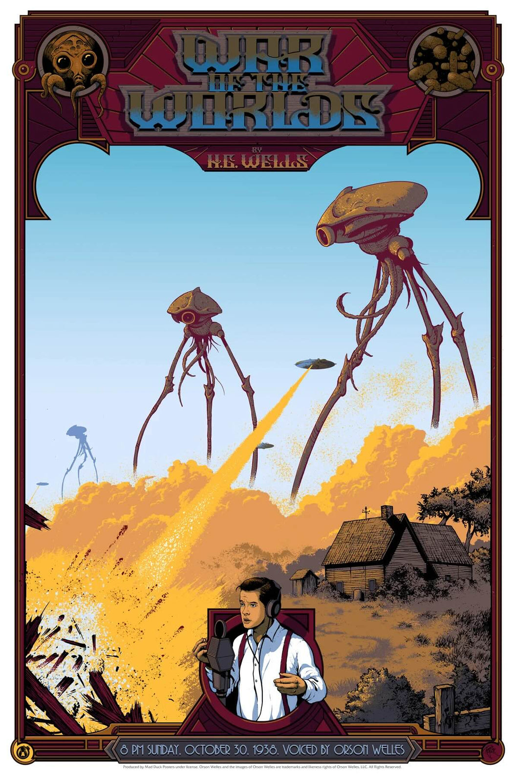 The War of the Worlds (Variant) by Arik Roper