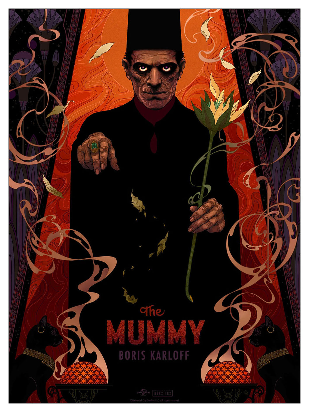 The Mummy by Peter Diamond x/100 Screen Print Movie Art Poster 18