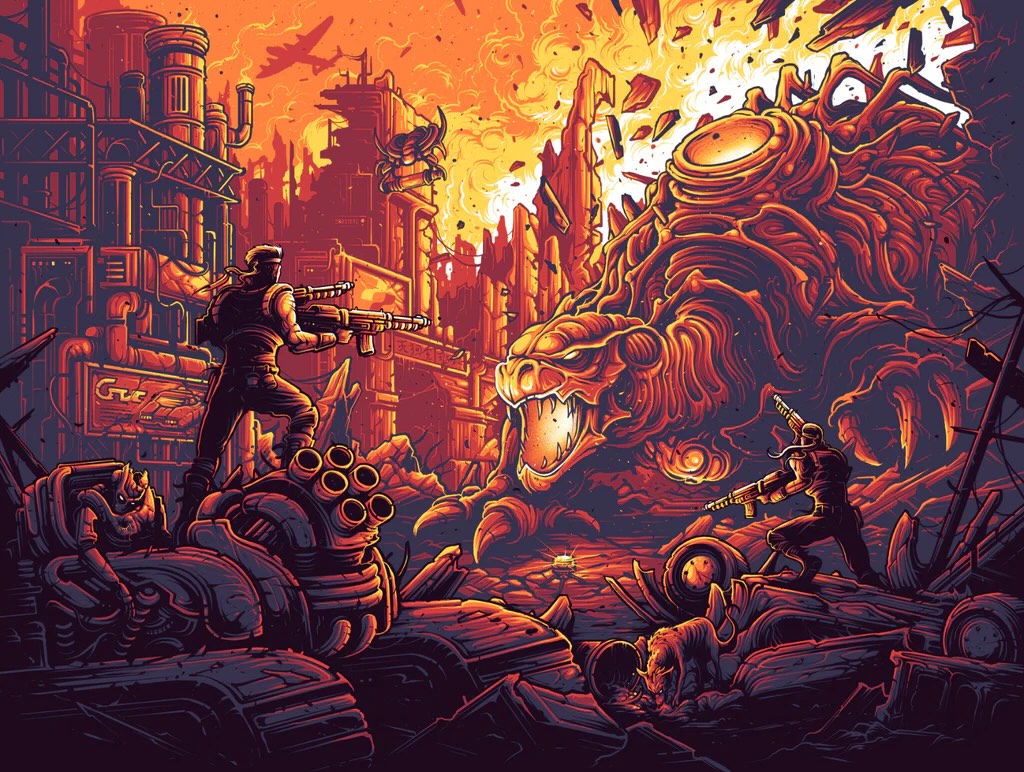 Contra III: The Alien Wars by Dan Mumford