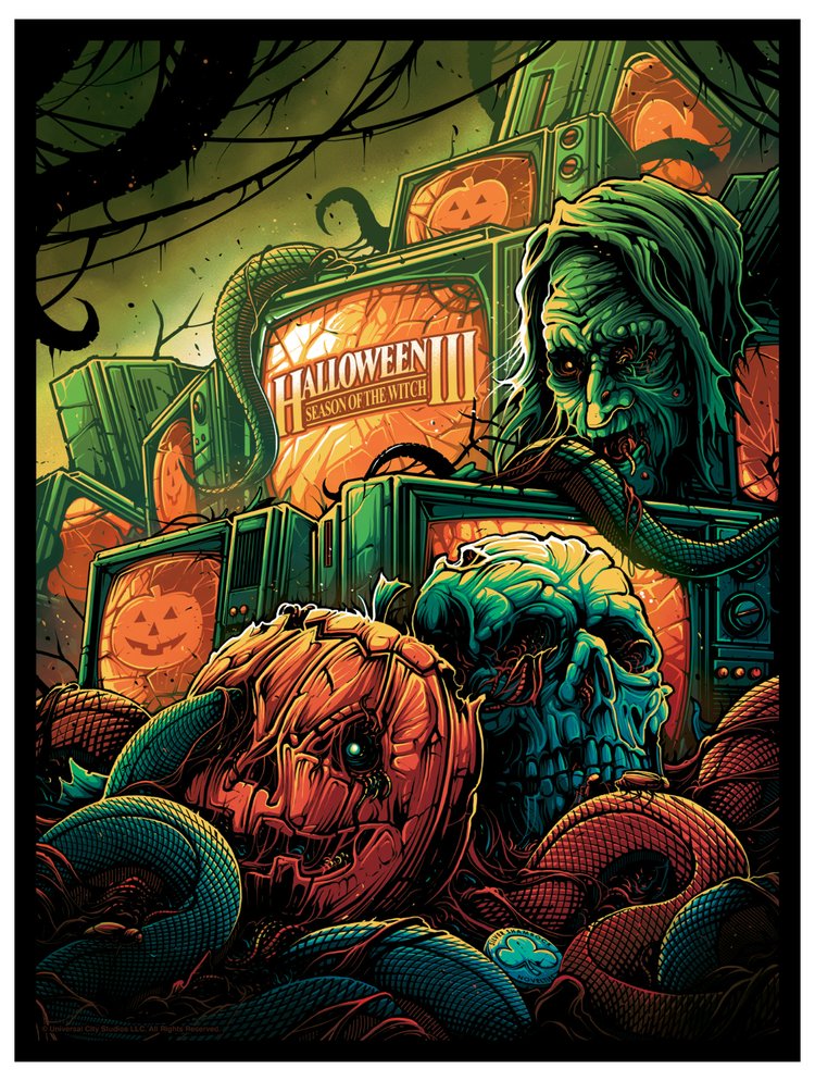 Halloween III (Green) by Dan Mumford