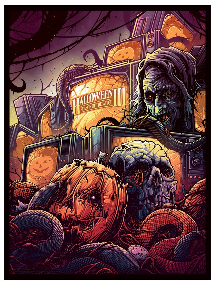 Halloween III (Purple) by Dan Mumford