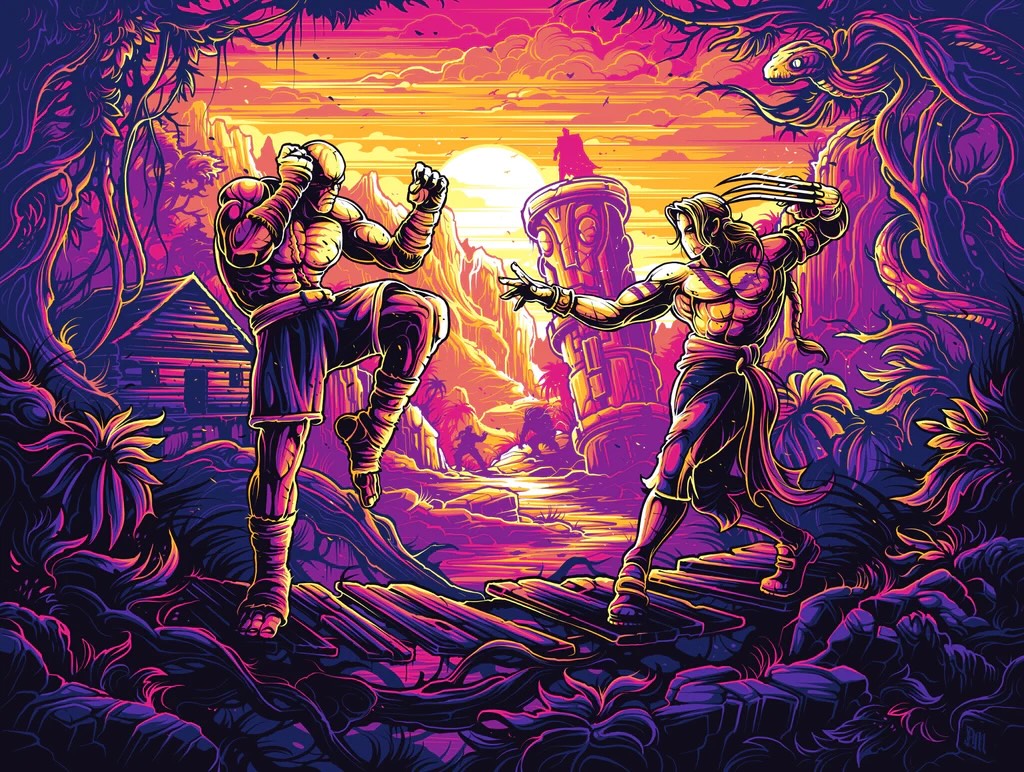 Street Fighter 2 by Dan Mumford