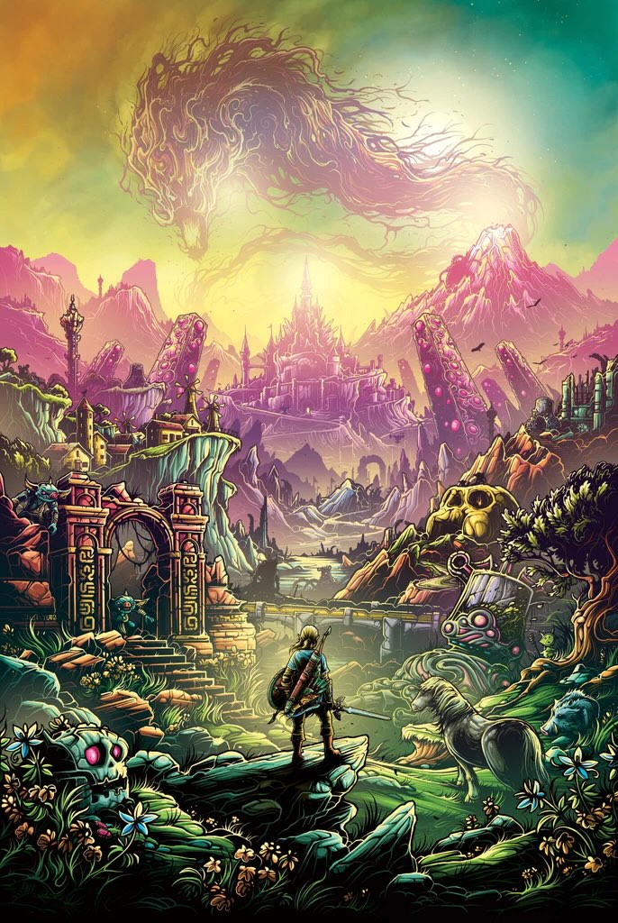 Zelda: Breath of the Wild by Dan Mumford