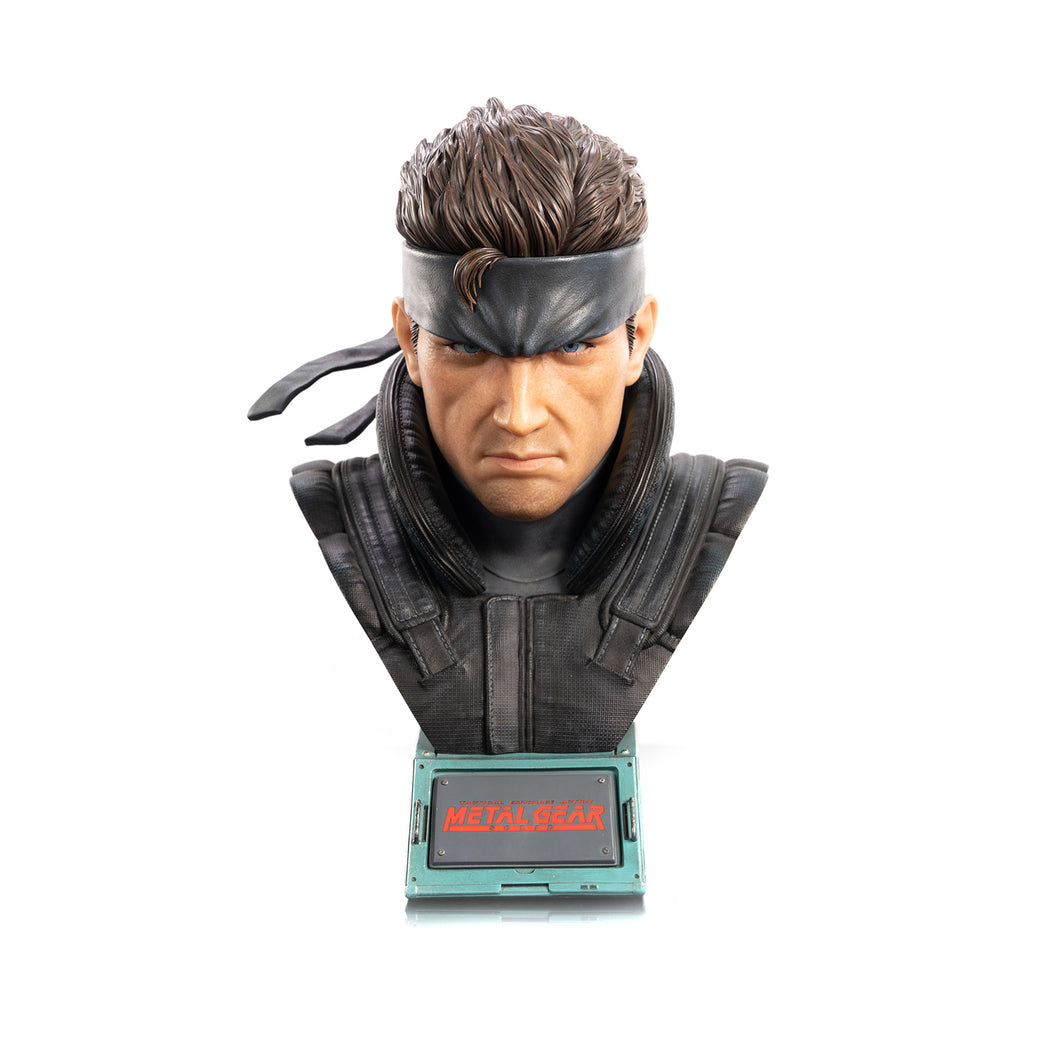 First 4 Figures Metal Gear Solid Solid Snake Grand Bust Standard Polyresin Statue