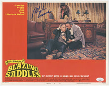 Load image into Gallery viewer, Blazing Saddles SIGNED Mel Brooks Original Vintage #8 Lobby Card
