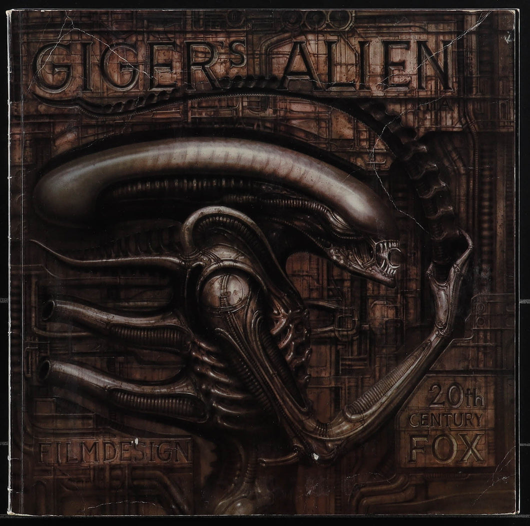 Alien English Softcover Book Vintage Ultra Rare H.R. Giger Ridley Scott