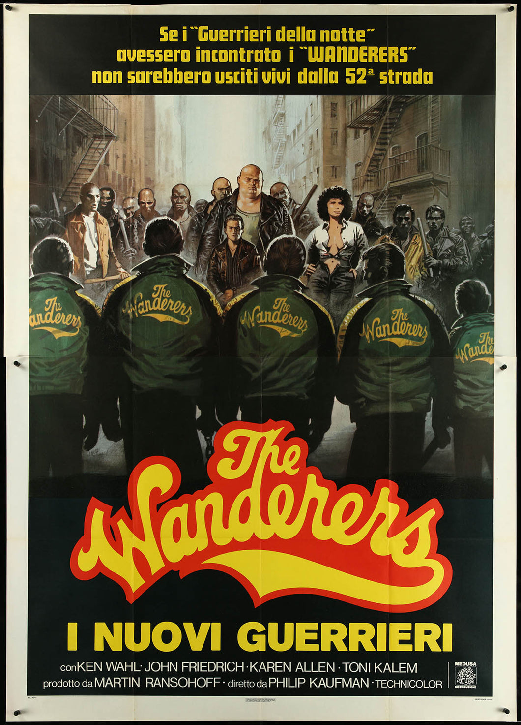 The Wanderers Italian 2p Folded Original Movie Poster 55