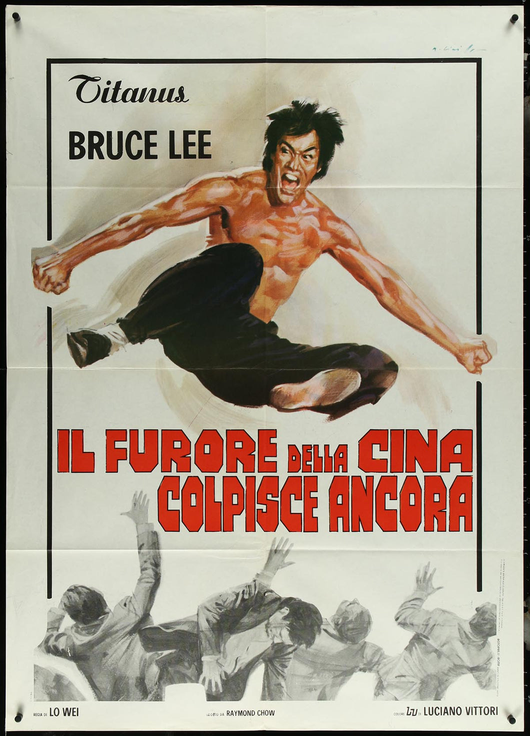 Fist of Fury (The Chinese Connection) by Averardo Ciriello Italian 1p Folded R1970s Poster