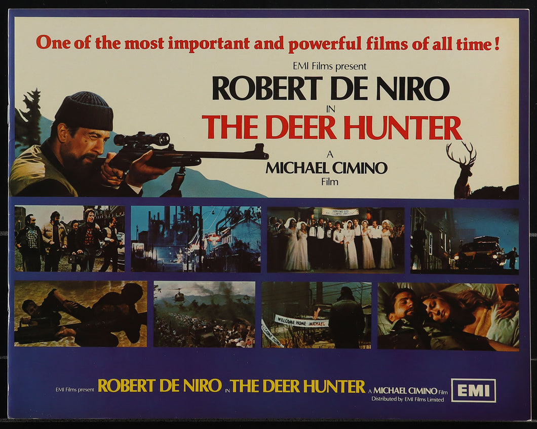 The Deer Hunter Original 1979 English Pressbook Robert De Niro Walken