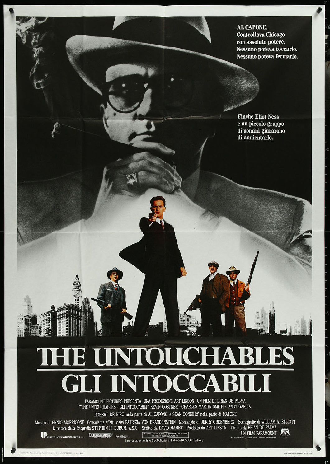 The Untouchables Italian 1p Original Movie Poster, 39