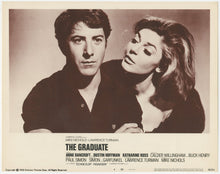 Load image into Gallery viewer, The Graduate pre-Awards Original Vintage #4 Lobby Card Dustin Hoffman Anne Bancroft
