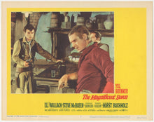 Load image into Gallery viewer, Magnificent Seven Original Vintage #7 Lobby Card Steve McQueen Horst Buchholz LC
