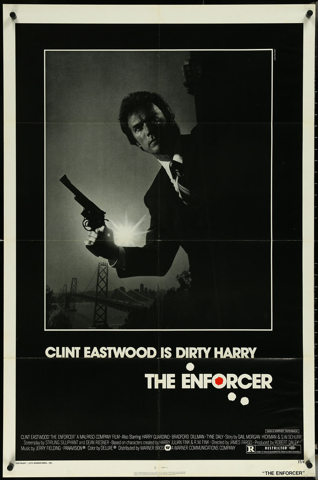 The Enforcer by Bill Gold 1sh Folded Theatrical Movie Poster