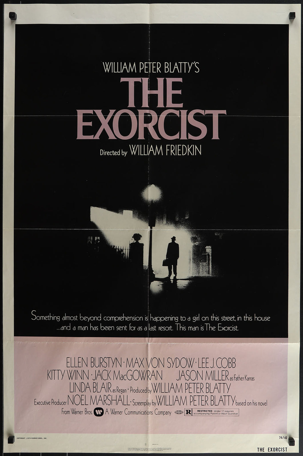 The Exorcist 1sh Original Vintage Movie Poster, 27