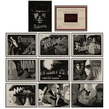 Load image into Gallery viewer, Universal Monsters (Variant) Complete Set of 10 Posters by Tom Whalen, Ed. 36/70
