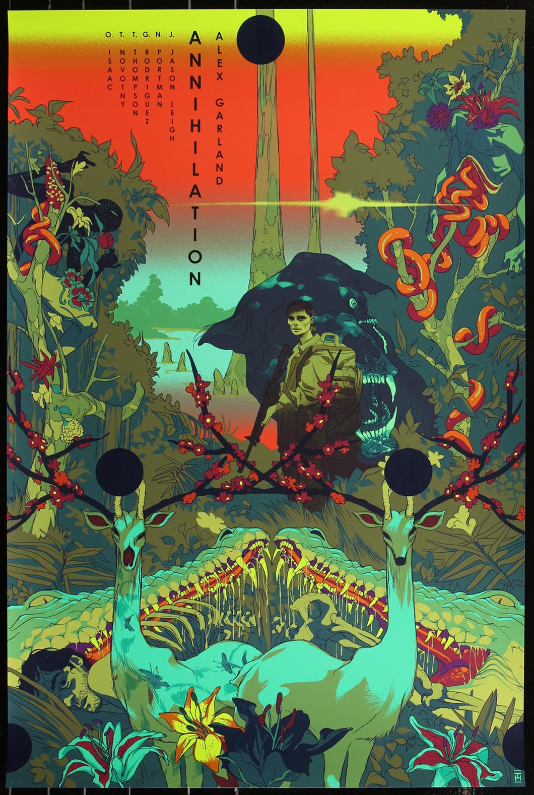 Annihilation by Tomer Hanuka AP 1/20 Screen Print Movie Art Poster