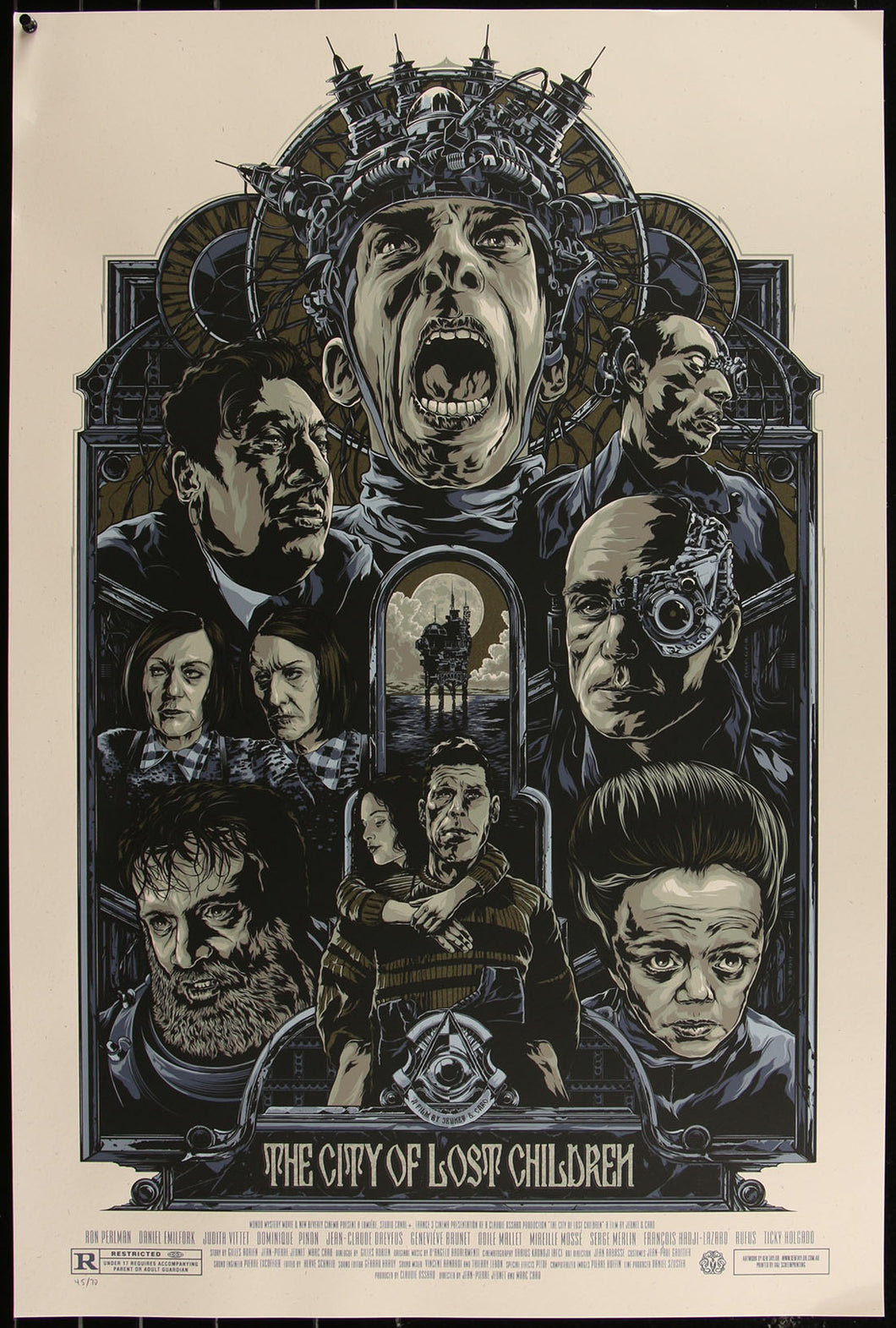 The City of Lost Children (Variant) by Ken Taylor 45/70 Screen Print Movie Art Poster