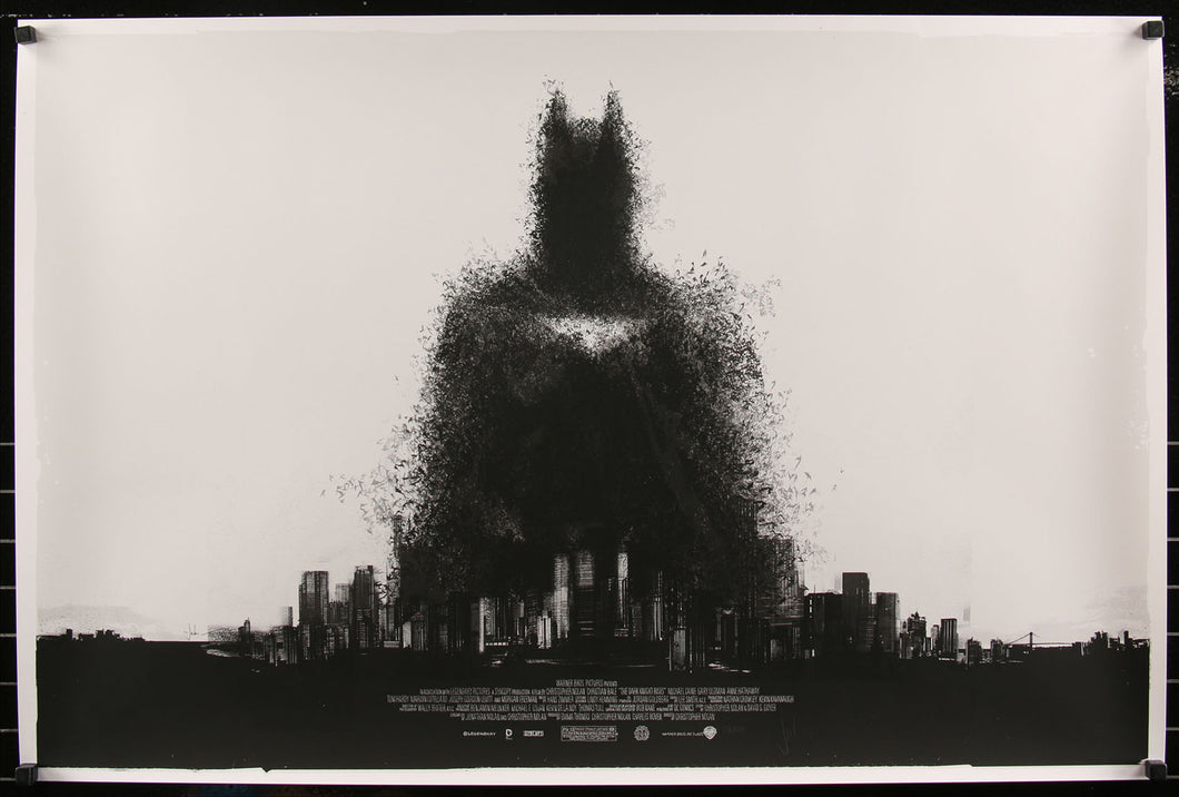 The Dark Knight Rises by Jock 146/375 Screen Print Movie Art