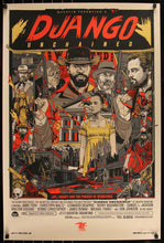 Load image into Gallery viewer, Django Unchained by Tyler Stout 13/700 Screen Print Movie Art Poster Mondo
