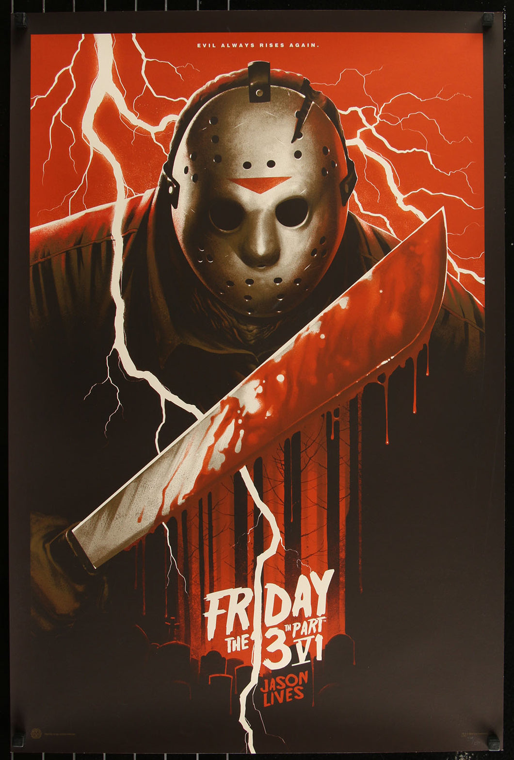 Friday the 13th Part VI by Phantom City Creative Screen Print Movie Poster Mondo 6