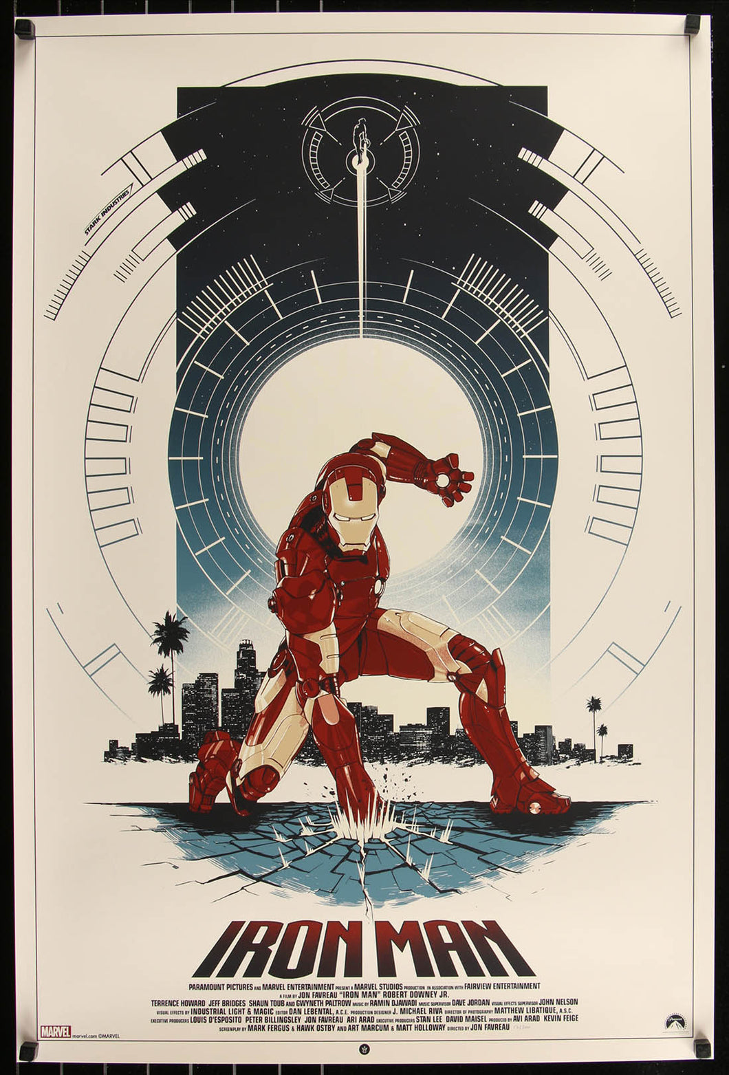 Iron Man (Glow in the Dark) by Matt Ferguson 17/300 Screen Print Movie Art Poster