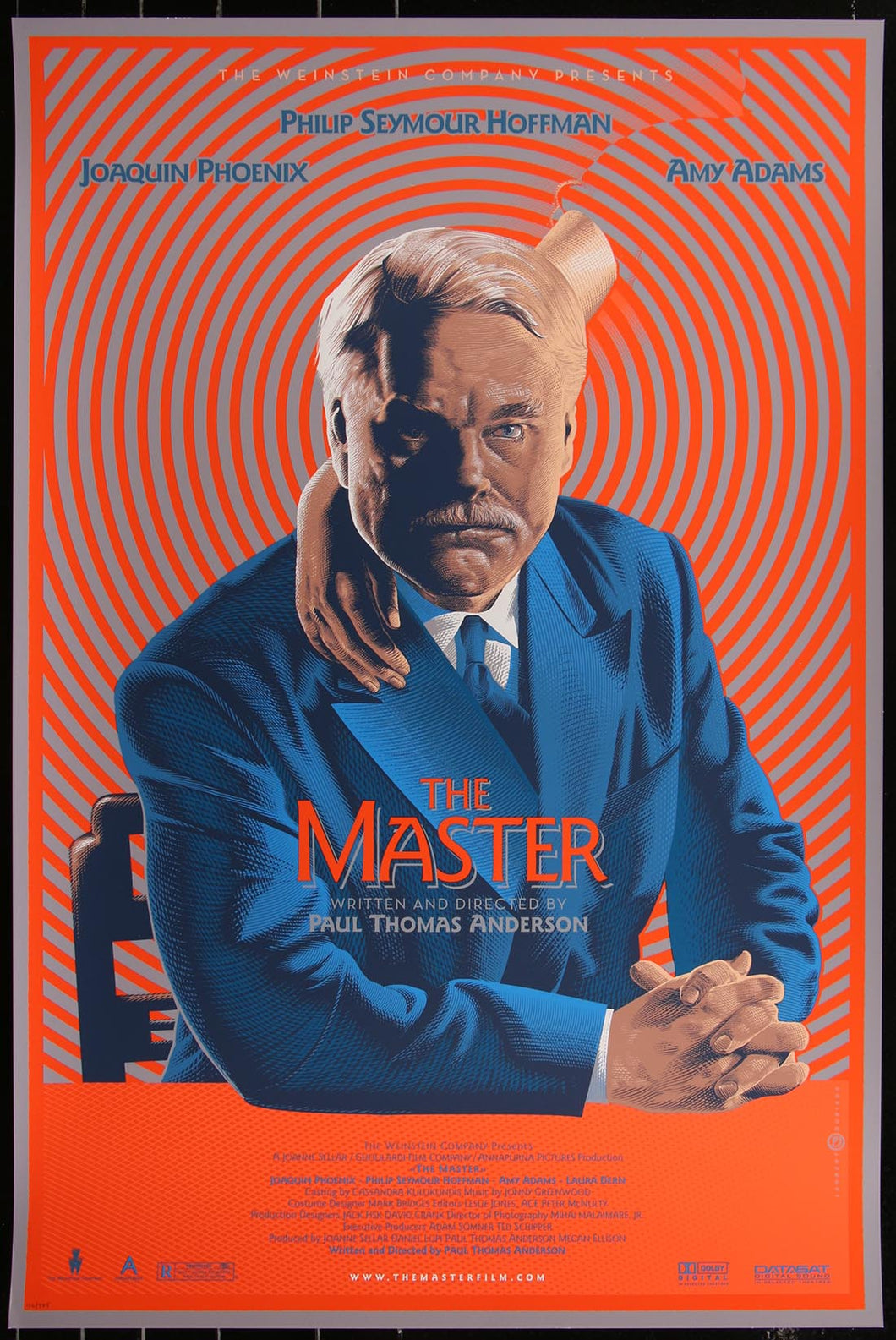 The Master by Laurent Durieux 126/385 Screen Print Movie Art Poster Mondo