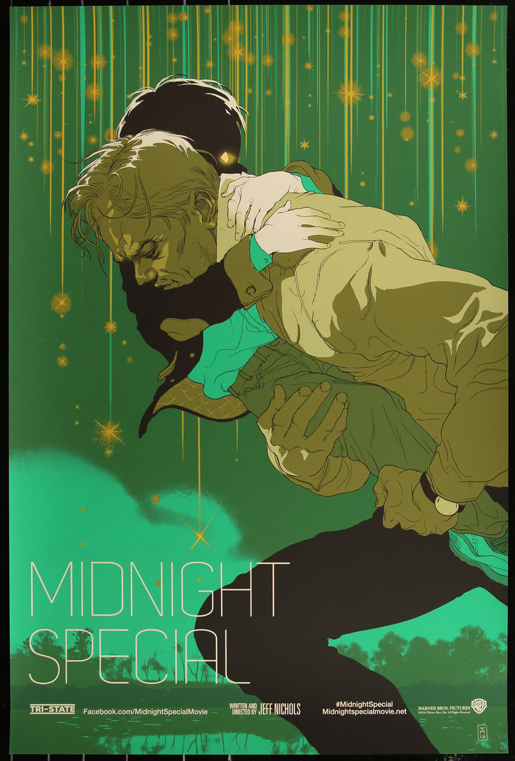 Midnight Special by Tomer Hanuka 49/250 Screen Print Movie Art Poster Mondo