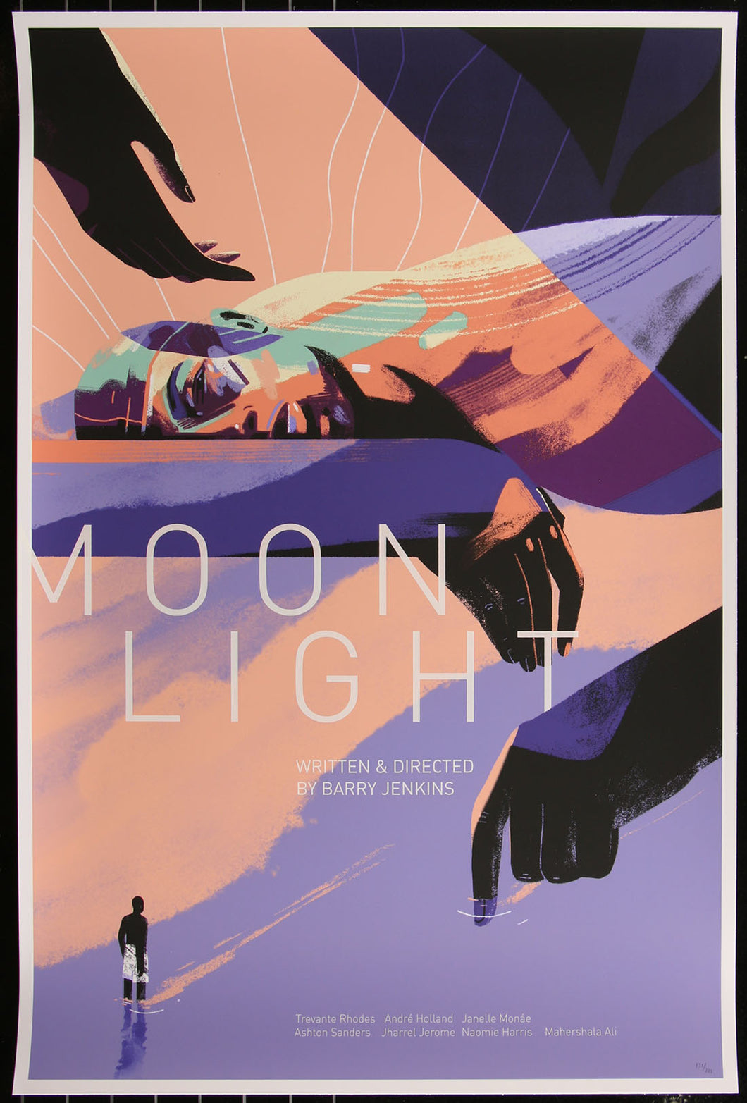 Moonlight by Sara Wong 131/225 Screen Print Movie Art Poster Mondo