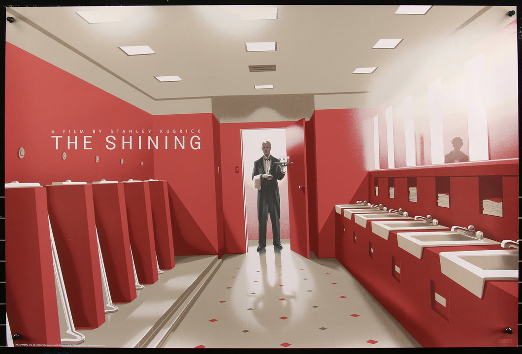 The Shining (Red Ed.) by JC Richard 98/300 Screen Print Movie Art Poster Mondo