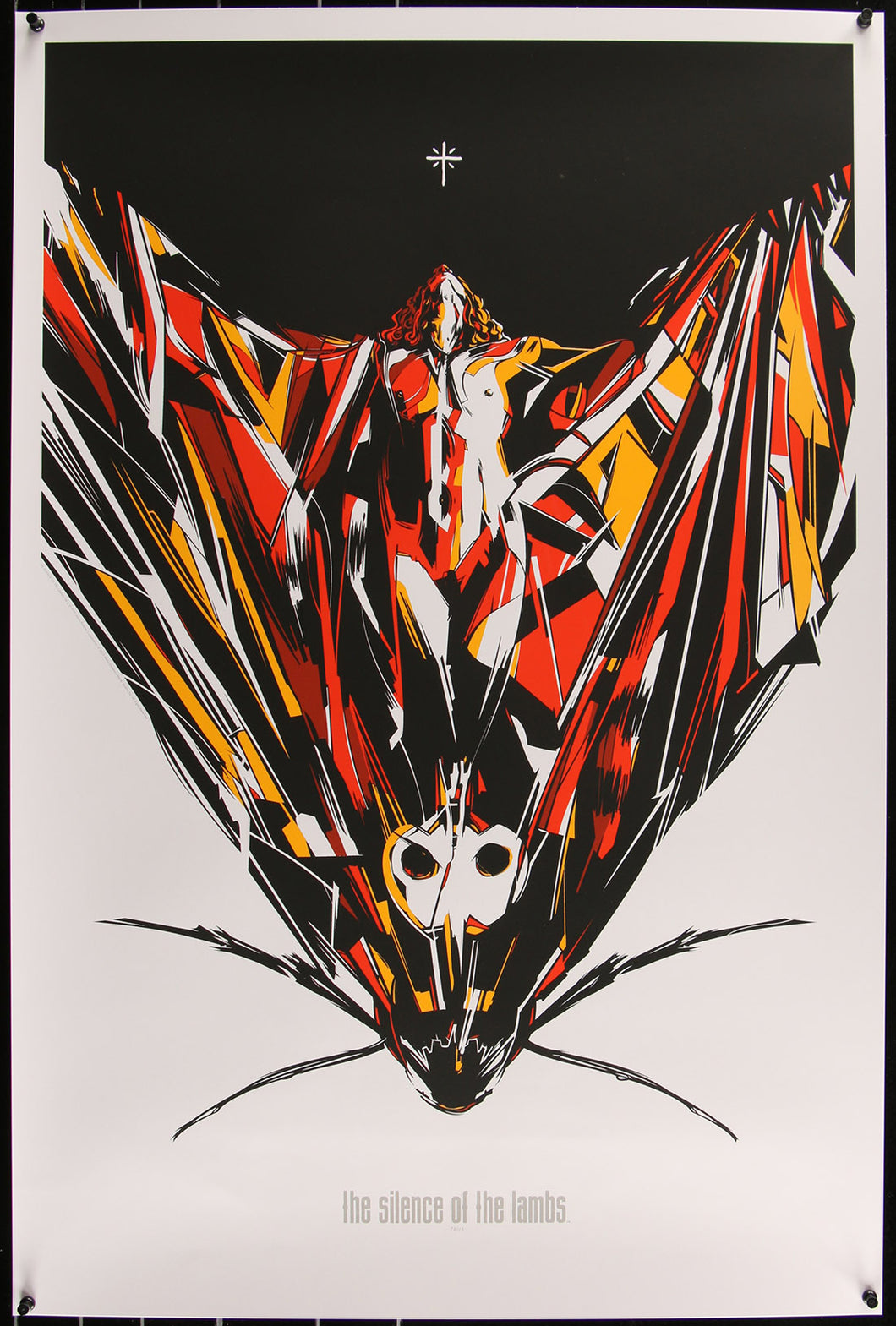 The Silence of the Lambs by Cesar Moreno 52/110 Screen Print Movie Poster Mondo