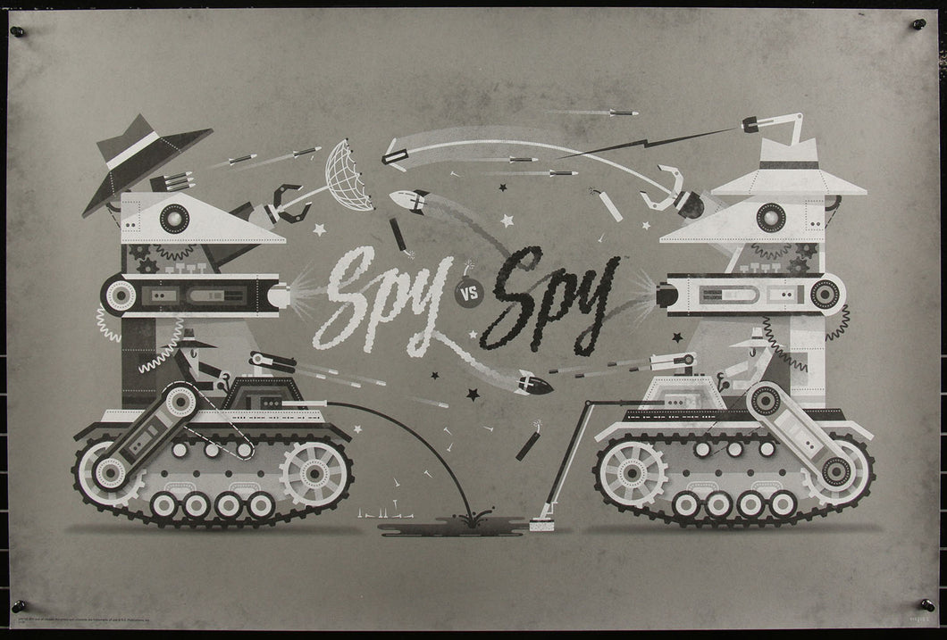 SPY VS. SPY by DKNG 218/225 Screen Print Movie Art Poster Mondo