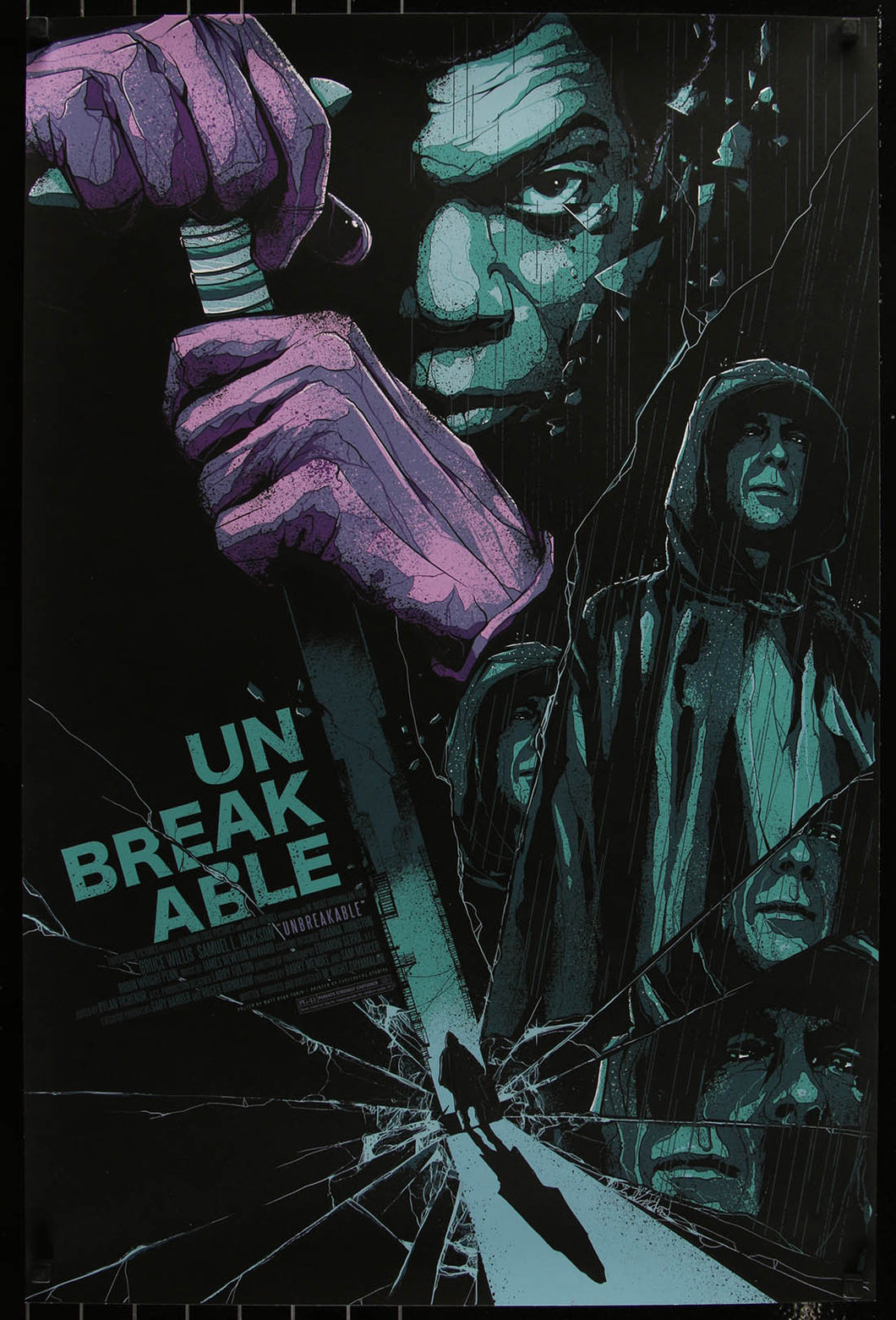 Unbreakable by Matt Ryan Tobin, Regular 46/75 Screen Print Movie Art Poster