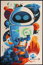 Load image into Gallery viewer, WALL-E (Variant) by Tom Whalen 73/185 Screen Print Movie Art Poster Mondo
