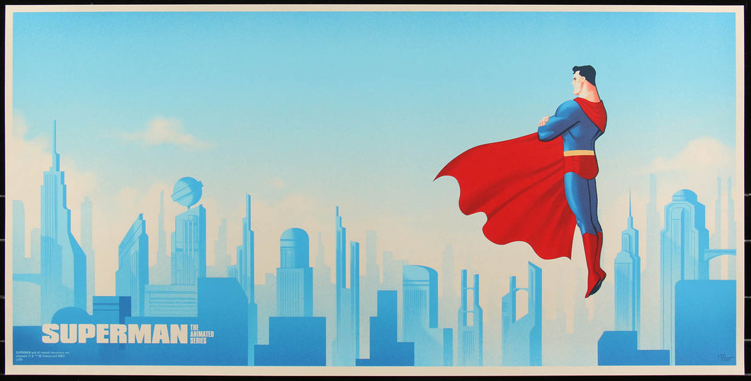 Superman by Phantom City Creative 17/225 Screen Print Movie Art Poster Mondo