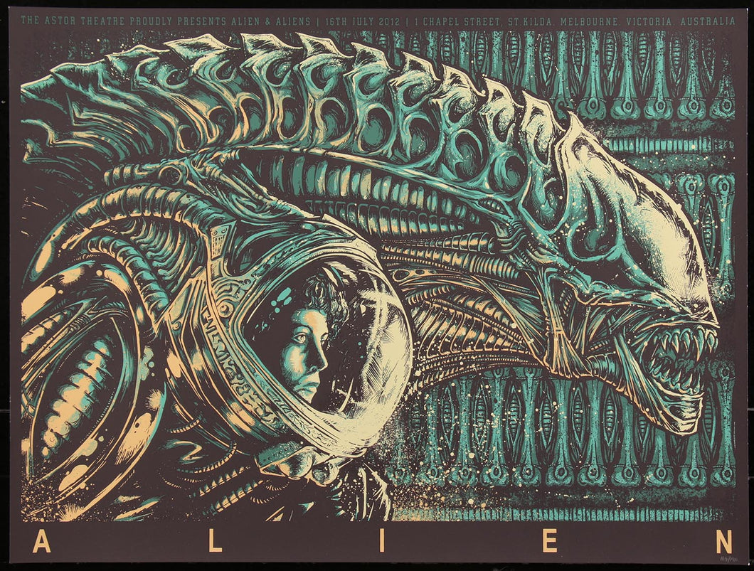 Alien by Godmachine 164/180 Screen Print Movie Art Poster