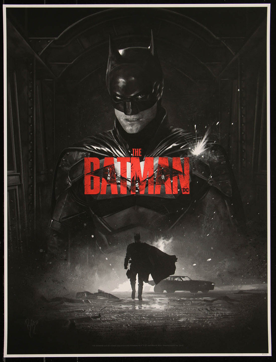 The Batman (Variant) by Juan Carlos Ruiz Burgos 41/50 Screen Print Movie Poster