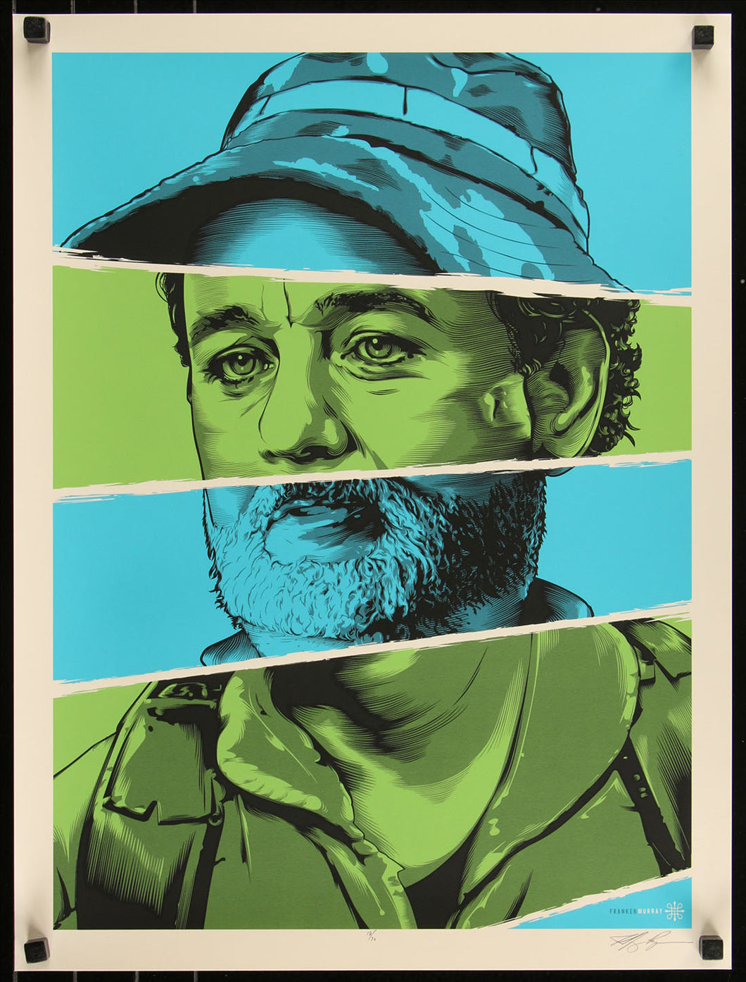 Bill Murray by Jeff Boyes 18/70 Screen Print Movie Art Poster FrankenMurray