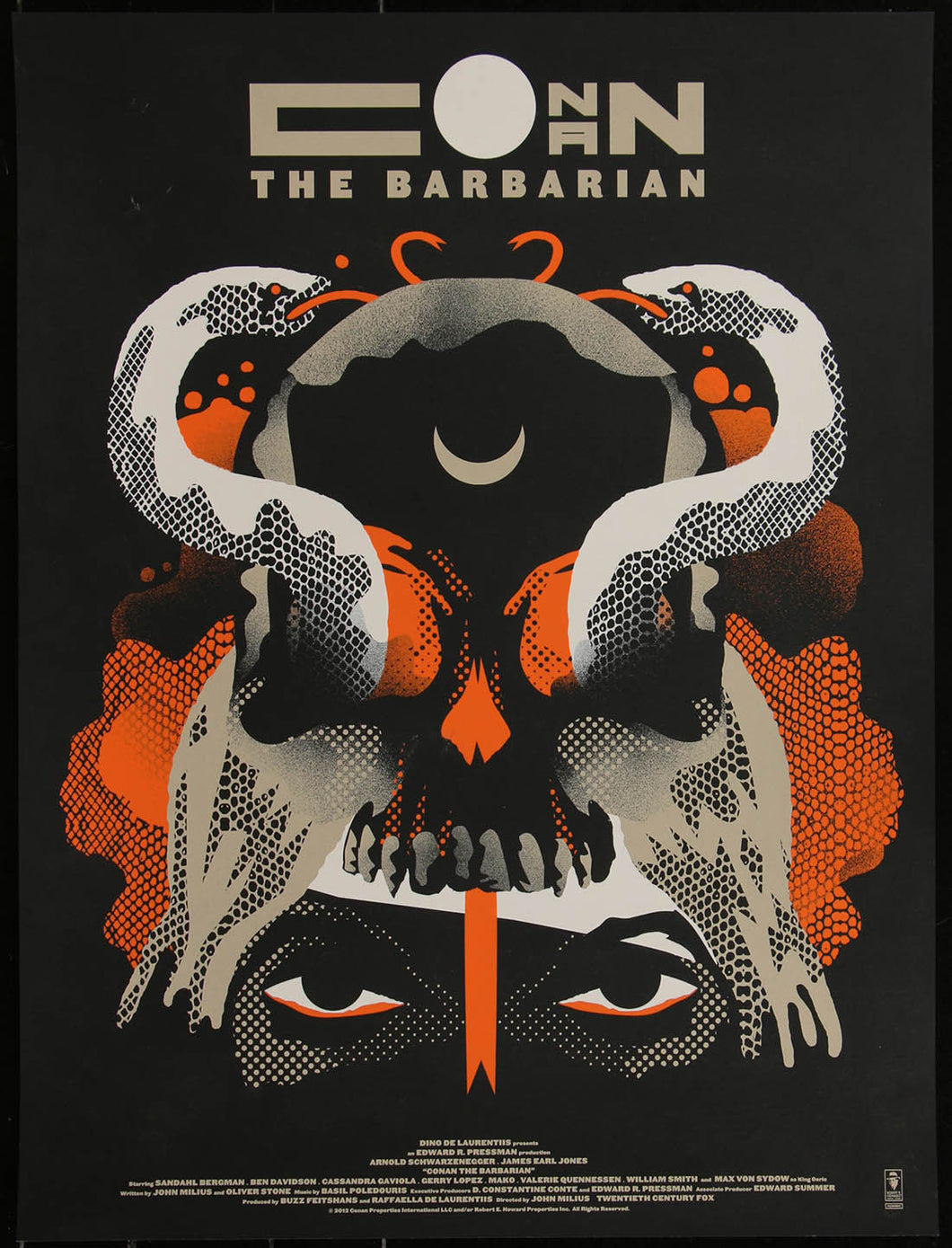 Conan the Barbarian by We Buy Your Kids 26/150 Screen Print Movie Art Poster Mondo